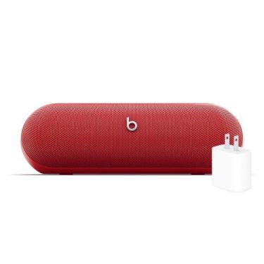 Imagem de Caixa de Som Bluetooth Sem Fio Beats Pill 20W IP67 Vermelha
