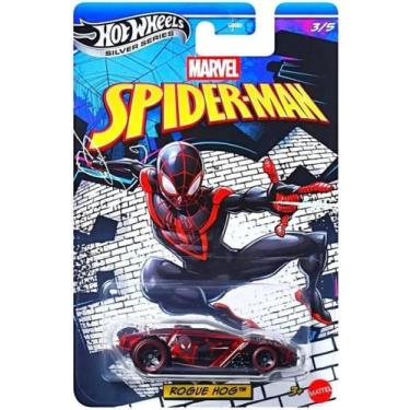 Imagem de Carrinho Hot Wheels Silver Série Miles Morales Mattel GDG83