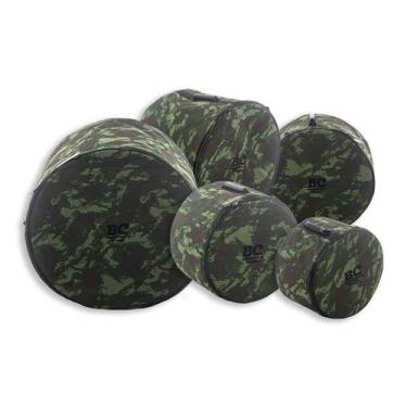 Imagem de Kit de Bags Batera Clube Signature BC Camuflagem Tons 10, 12, Surdo 14