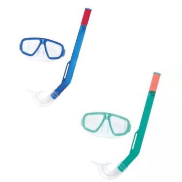 Imagem de Kit Snorkel Infantil Com Máscara Ajustável Bestway