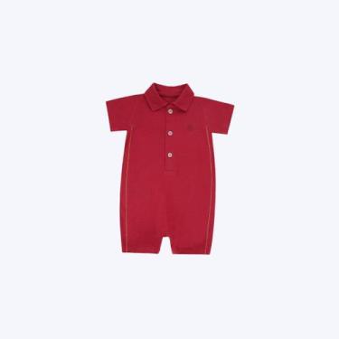 Imagem de Macacão com Gola Bebê Menino Paraiso 10218956 - PARAI$O, Vermelho, BP