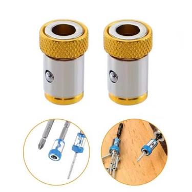 Imagem de Kit 2 Anéis Magnéticos Super Ímã 1/4 para Parafusadeira - Pen Tech