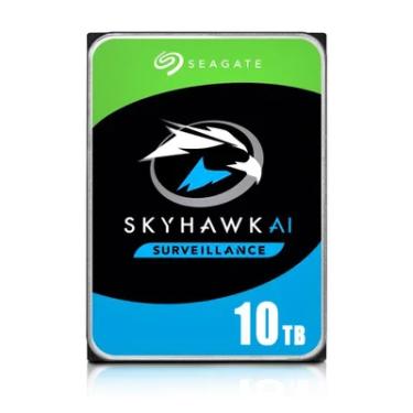 Imagem de HD Seagate 10TB Skyhawk AI Surveillance Desktop, 7200 RPM, 256MB, 3.5, SATA 6 - ST10000VE001