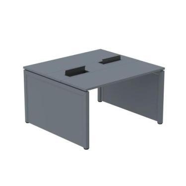 Imagem de Estação de Trabalho Mesa Plataforma Escritório Dupla para 2 Pessoas co