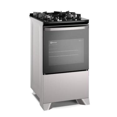 Imagem de Fogão 4 bocas Electrolux FE4GG Mesa de Vidro e Tripla Chama, Prata, Bi