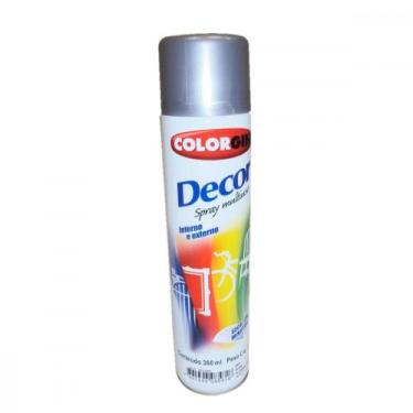 Imagem de Spray Colorgin Decor Aluminio 360Ml 8581