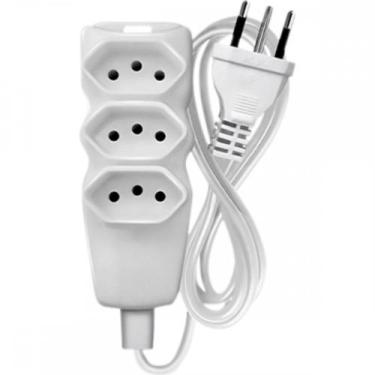 Imagem de Extensao Megatron Pp 0,75 10Mt 2P+T10A Branco