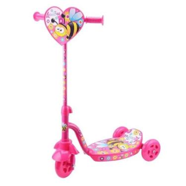 Imagem de Patinete Infantil Estampado Bee 3 Rodas - Lotus Rosa, Rosa, ÚNICO