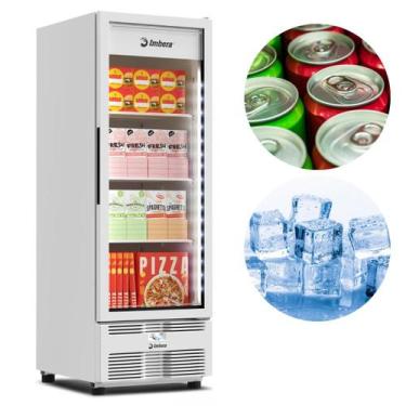Imagem de Freezer Refrigerador 597 L Tripla Ação Full White EVZ21 Imbera, 110V