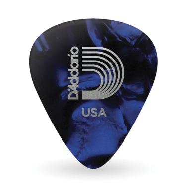 Imagem de Palheta 1CBUP6-25 Espessura 1.0mm Cor Azul D'Addario com 25 Unidades