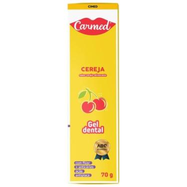 Imagem de Gel Dental Carmed Cereja com Flúor 70g