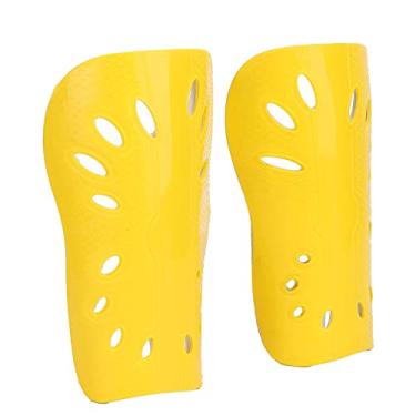 Imagem de Caneleiras de proteção infantil de bezerros, caneleiras respiráveis ​​para crianças de futebol Boa proteção Boa flexibilidade para esportes dong para crianças(amarelo)