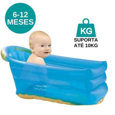 Imagem de Banheira Inflável Azul Bath Buddy 10Kgs Multikids Baby