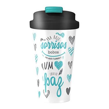 Imagem de Copo Termico 500 ML Cerigrafado - PRA HOJE SORRISOS BOBOS