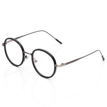 Imagem de Óculos De Grau Clos Redondo Preto