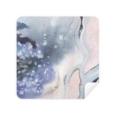 Imagem de Pano de limpeza de tela de telefone com tinta sombreada abstrata, tecido de camurça 2 peças