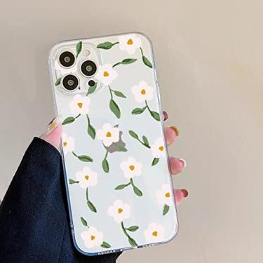 Imagem de Capa de telefone transparente flor de luxo para iphone 11 12 13 mini pro max xs x xr 7 8 plus se 2020 6s 6 capas macias, transparente k1769, para 12 pro max