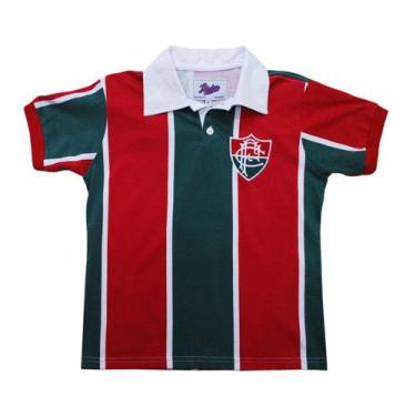 Imagem de Camisa Fluminense 1913 Infantil Liga Retrô  Listrada 8