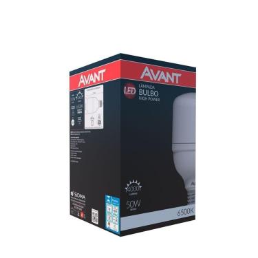 Imagem de Lâmpada LED Avant 50W E27 6,5K Branca 25000H 4000 Lumens Bivolt