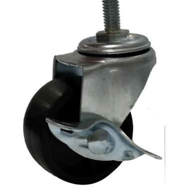 Imagem de Kit 4 Rodízio Giratório Pp Rodinha 50mm 120kg