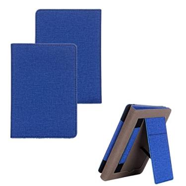 Imagem de Capa de tecido para Kindle Paperwhite 10º 2018, Paperwhite 5º 6º 7º antes de 2018 - Capa vertical durável resistente a arranhões com compartimento para cartão e alça de mão