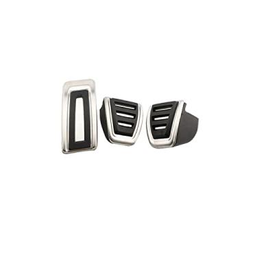 Imagem de Capa de pedal de carro Pedais de freio a gás Pedais de descanso de pé Tapetes protetores de pedal, apto para Skoda Rapid 2012 - 2021 LHD AT MT (MT sem descanso)