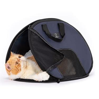 Imagem de A4Pet Super leve desmontável Cat Carrier para viagem, 48 x 38 x 33 cm