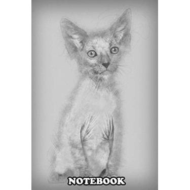 Imagem de Notebook: Kitten Lykoi Cat 7 Weeks Old Also Called The Werewolf C , Journal for Writing, College Ruled Size 6" x 9", 110 Pages