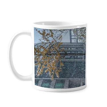 Imagem de Caneca de cerâmica Snowscene City Photography cerâmica xícara de café porcelana louça