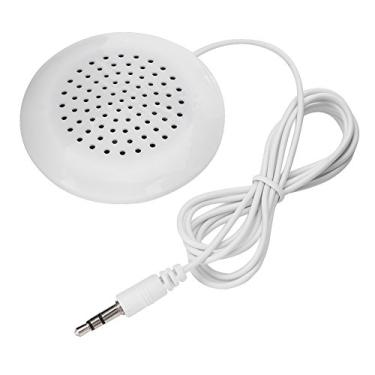 Imagem de Mini alto-falante portátil, com alto-falante estéreo de travesseiro de conector de 3,5 mm, com alta definição e som exclusivo, adequado para MP3, MP4, celular, CD player portátil