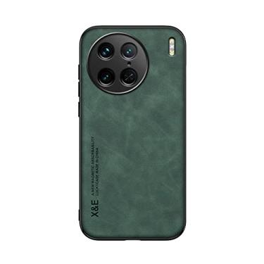 Imagem de Kepuch Silklike Capa para Vivo X90 Pro - Case Placa de Metal Embutida para Vivo X90 Pro - Verde