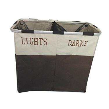 Imagem de Gaorui — Organizador de roupas sujas com alças de fácil armazenamento e armação em X de metal Oxford