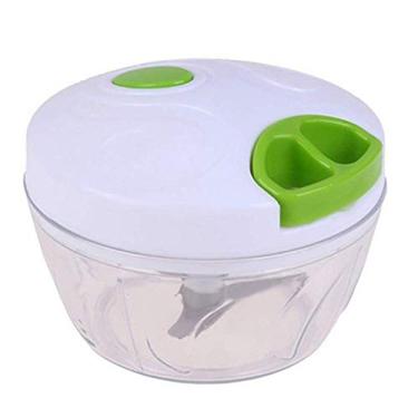 Imagem de picador de comida manual multifunções carne fruta vegetal cebola cortador de alho picador rápido picador espiral cortador de ferramentas de cozinha acessórios