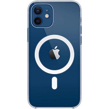 Imagem de Capa Capinha Magn�tica Carregamento iPhone 12 Mini Pro Max - Qualidade e Prote��o Primeiros D'anet - Transparente (Iphone 12 e Pro)