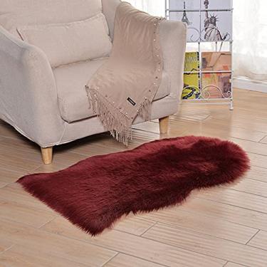 Imagem de Tapete moderno interno de pele desgrenhada, tapetes de luxo macios e fofos para quarto, carpete felpudo e sedoso de pelúcia, antiderrapante Tapete felpudo, piso felpudo, para crianças, meninos, meninas, quarto, tapetes