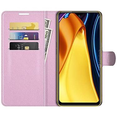 Imagem de Capa Capinha Carteira Xiaomi Poco M3 Pro 5g Case Couro Flip (Rosa)