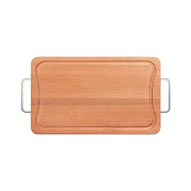 Imagem de Tábua Madeira Eucalipto c/Cabo de Alumínio 35 x 21 cm, Stolf