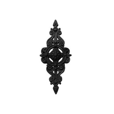 Imagem de Florão Pequeno Ornamento em Ferro Fundido Decoração 36x16cm