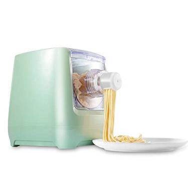 Imagem de MáQuina De Fazer MacarrãO 110 V/220 V, MáQuina De MacarrãO EléTrica, Com Treze MóDulos De MacarrãO, Perfeito Para MacarrãO Fresco Caseiro,Green