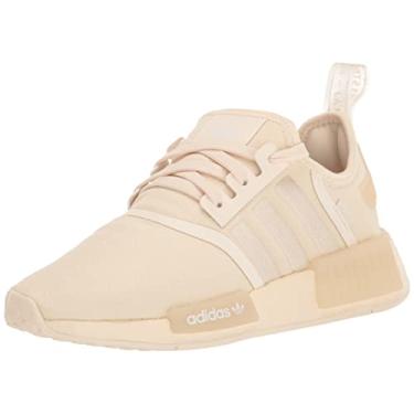 Imagem de adidas Tênis de corrida feminino NMD_r1, Branco/Maravilha/Branco Maravilha/Branco, 11