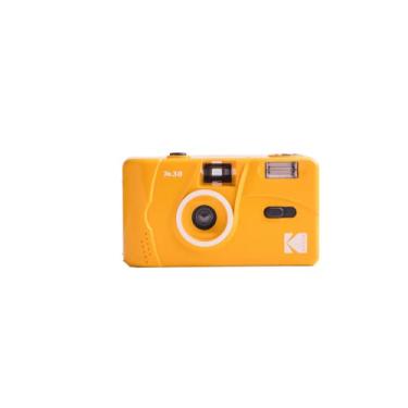 Imagem de Kodak Câmera de filme M38 de 35 mm – sem foco, poderoso flash embutido, fácil de usar (Amarelo)