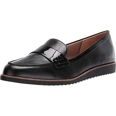 Imagem de Lifestride Mocassim feminino Zee, Jacaré preto, 36