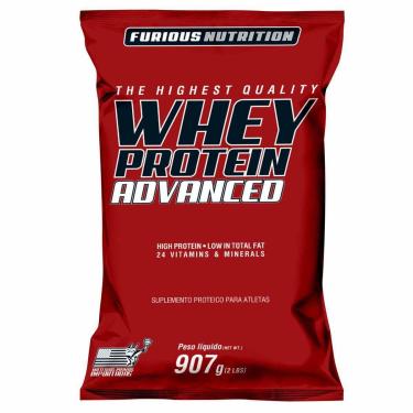 Imagem de Whey Protein Advanced - 907g Refil Chocolate - Furious Nutrition-Unissex