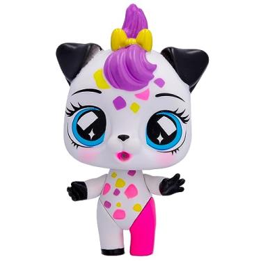 Imagem de Boneca mini Odie Bubillons - Candide - Ao apertar a cabeça de cada um deles, você terá uma surpresa: eles enchem bexigas com confetes dentro, trazendo uma explosão de alegria para a brincadeira