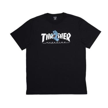 Imagem de Camiseta Santa Cruz Thrasher Screaming Logo SS Over-Masculino