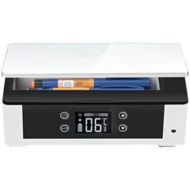 Imagem de Refrigerador De Insulina Portátil Medicina Geladeira Mini Medicação Geladeira Casa Viagem Refrigeração De Carro 2-8 ℃ 236x120x80mm,Bateria Única,Sensational421