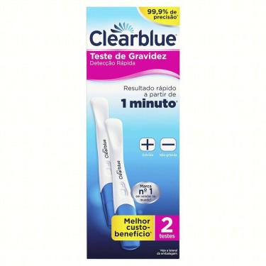 Imagem de Teste de Gravidez Clearblue Detecção Rápida 2 Unidades