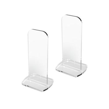 Imagem de Generic 2 pçs luva de boxe expositor display e armazenamento estável varejo rack para sala estar prateleira loja barra comercial, Claro