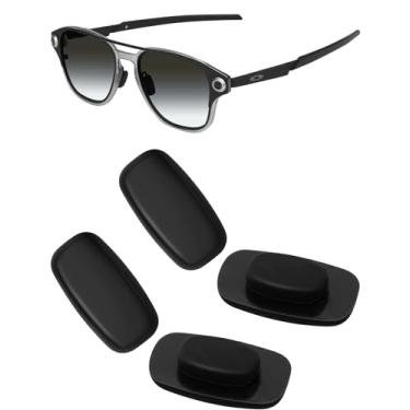 Imagem de Mryok 2 pares de protetores nasais de substituição para óculos de sol Oakley Latch Alpha & Lugplate - Preto