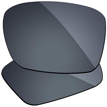 Imagem de Firtox Lentes polarizadas de substituição compatíveis com óculos de sol Oakley Turbine OO9263 - Cerâmica preta